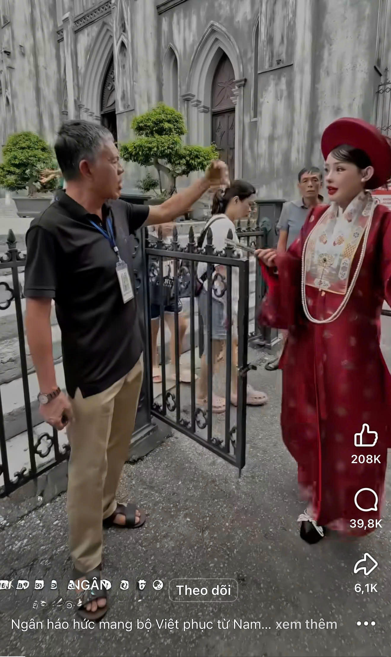 Video sau khi đăng tải thu hút sự quan tâm của nhiều người (Ảnh cắt từ clip)