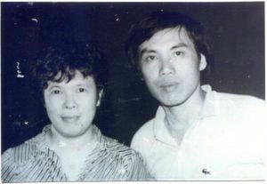 Đạo diễn Phạm Thị Thành và nhà viết kịch Lưu Quang Vũ (Ảnh Nhà hát Tuổi Trẻ)