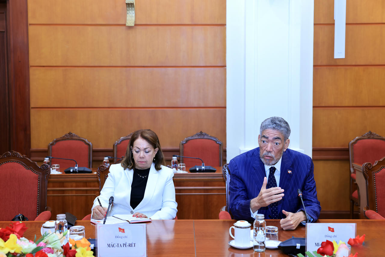 Tổng Bí thư Đảng MIU Mejia Abreu Jose Miguel. (Ảnh: Đặng Phước)