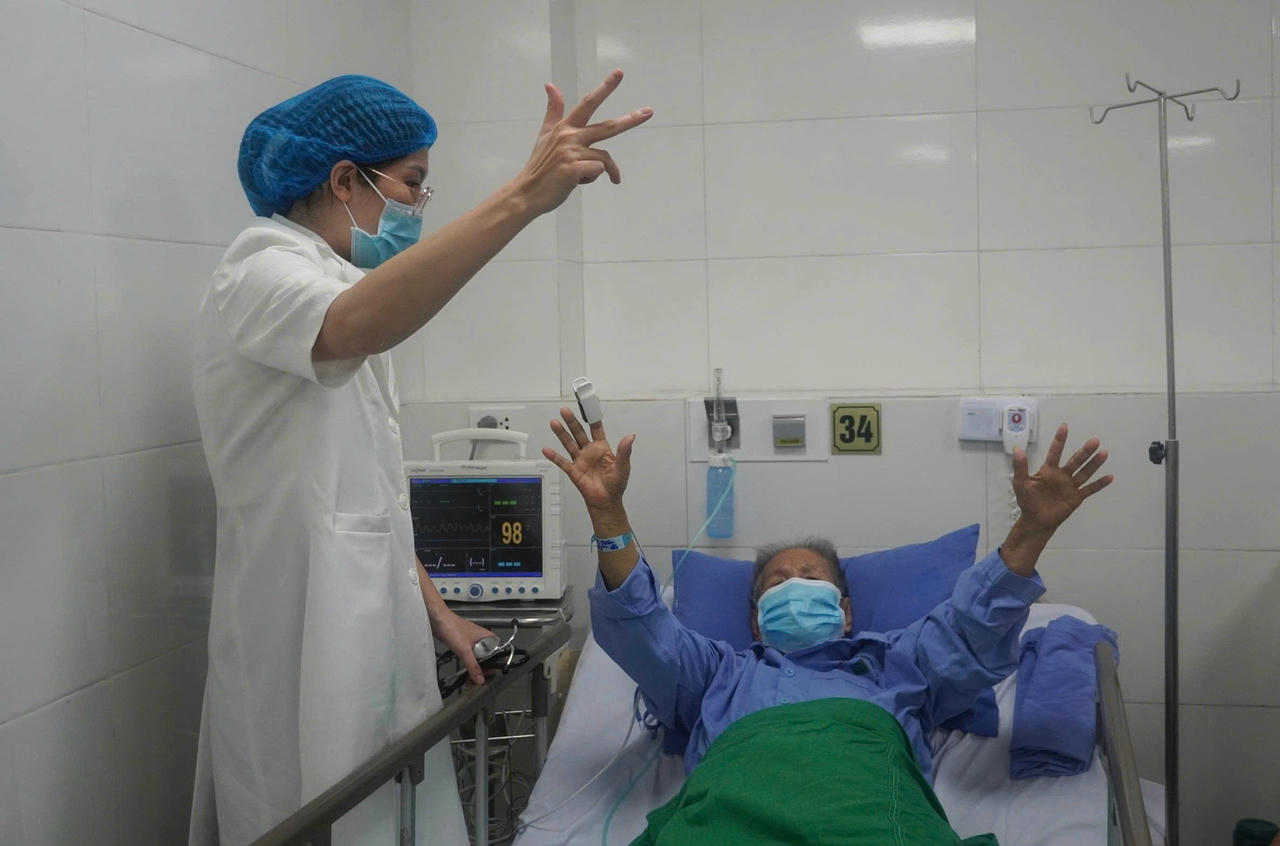 Bệnh nhân dần ổn định sau can thiệp