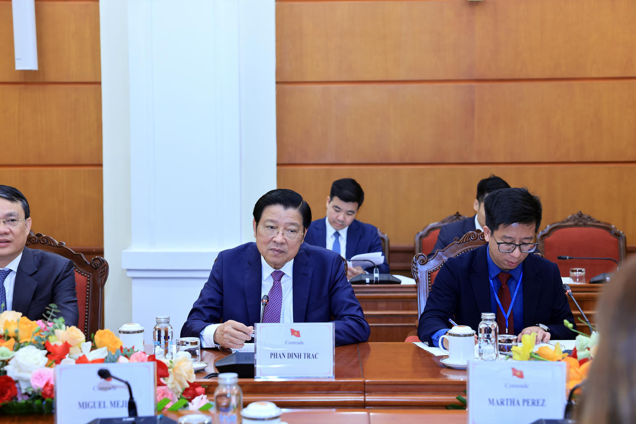 Trưởng Ban Nội chính Trung ương Phan Đình Trạc. (Ảnh: Đặng Phước)