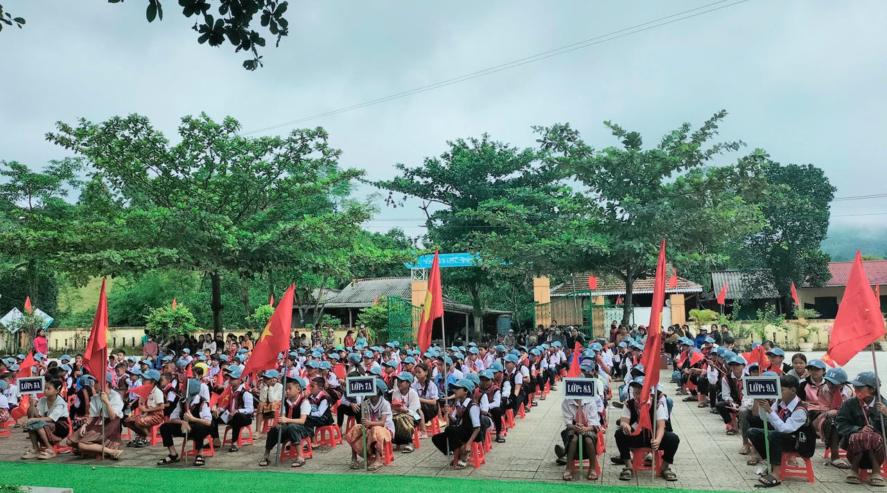 Sau khi hoàn thành, sẽ có hơn 21.000 học sinh vùng biên Quảng Trị có trường học khang trang.
