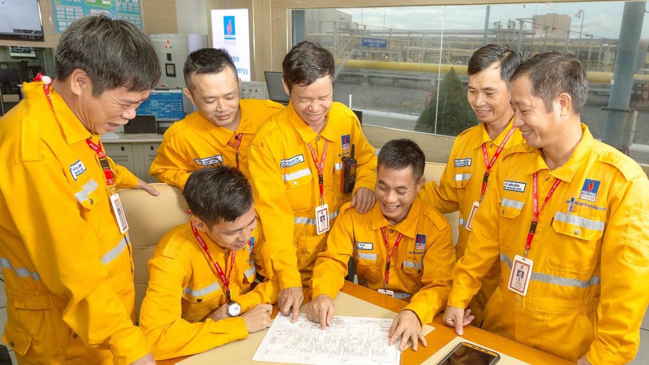 Người lao động PV GAS SE làm việc tại GDC Phú Mỹ.