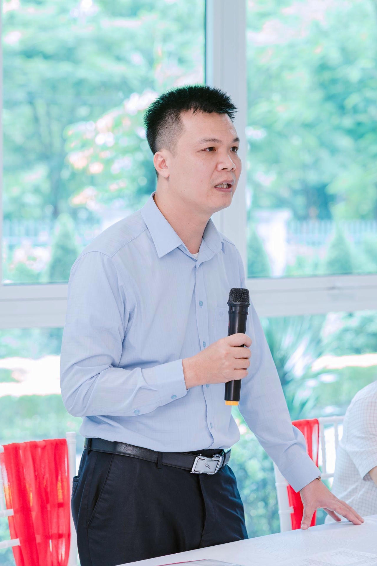 PGS.TS. Vũ Đức Lợi – Phó Viện trưởng phụ trách Viện Nghiên cứu Y dược cổ truyền Tuệ Tĩnh chia sẻ trong buổi lễ