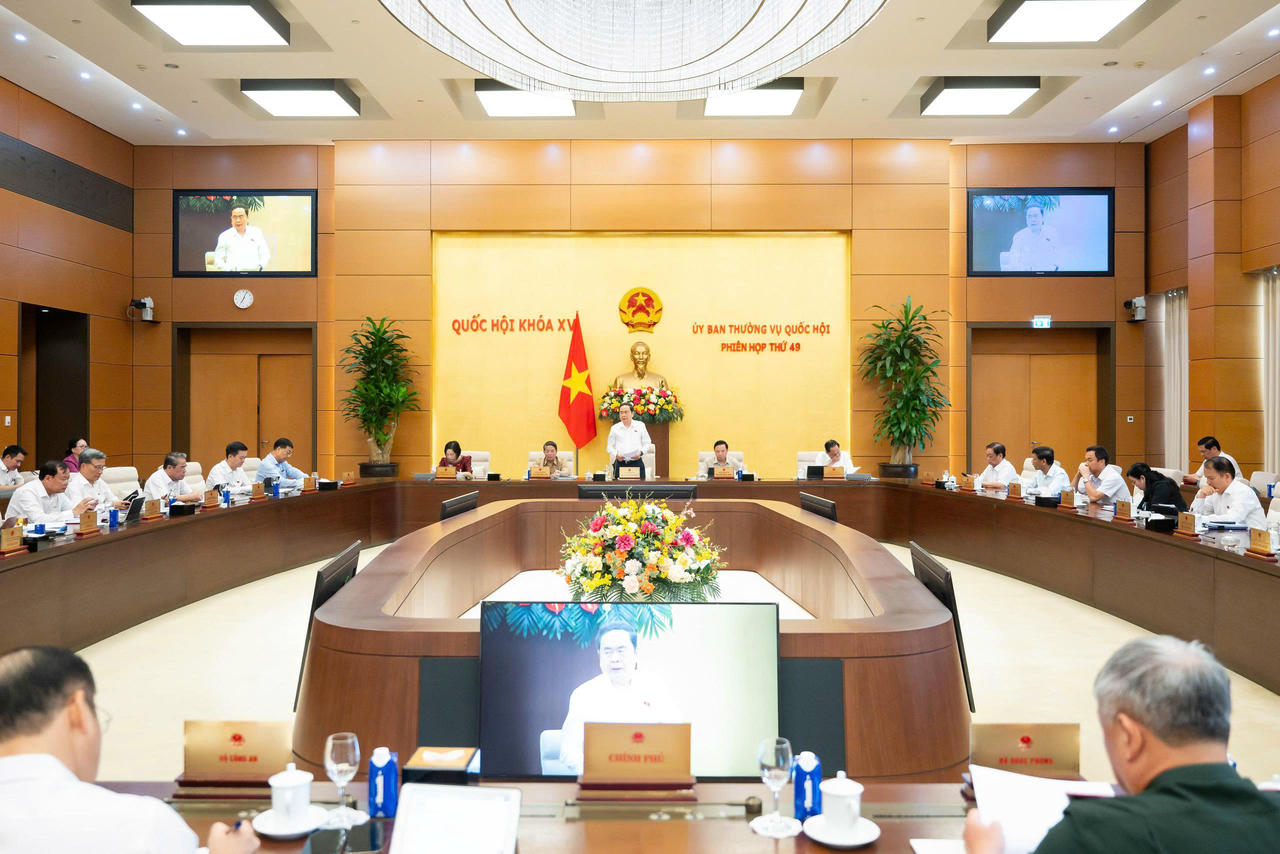 Quang cảnh Phiên họp thứ 49. (Ảnh: quochoi.vn)