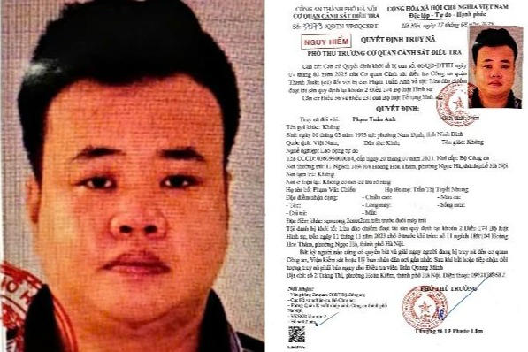 Công an TP Hà Nội truy nã 2 đối tượng lừa đảo