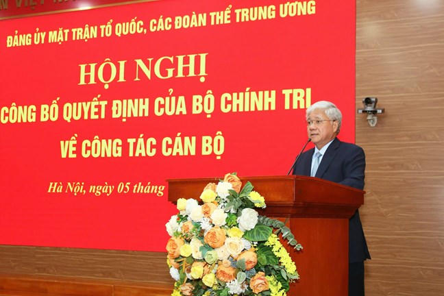 Ông Đỗ Văn Chiến phát biểu tại Hội nghị. (Ảnh: Hương Diệp)