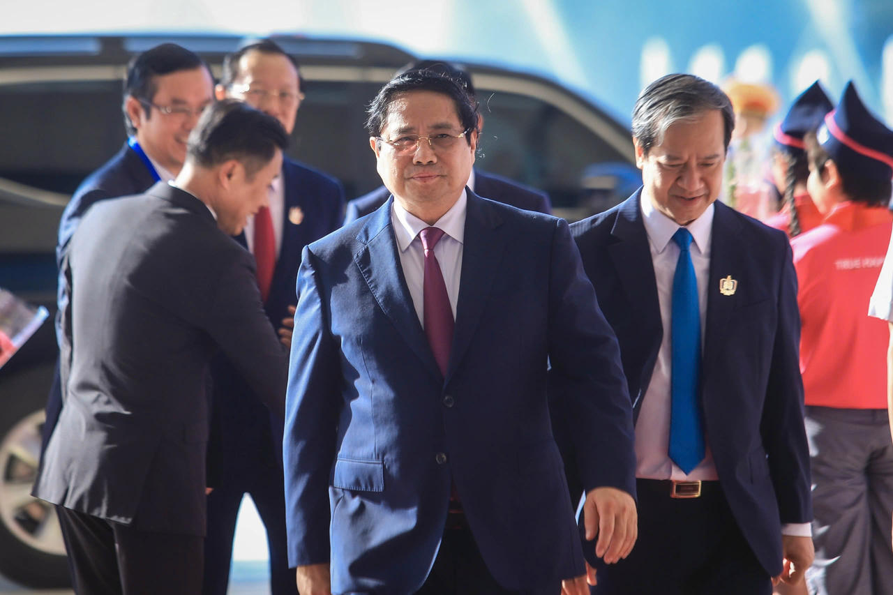 Thủ tướng Phạm Minh Chính đến tham dự Lễ kỷ niệm 80 năm truyền thống ngành Giáo dục và khai giảng năm học 2025 – 2026
