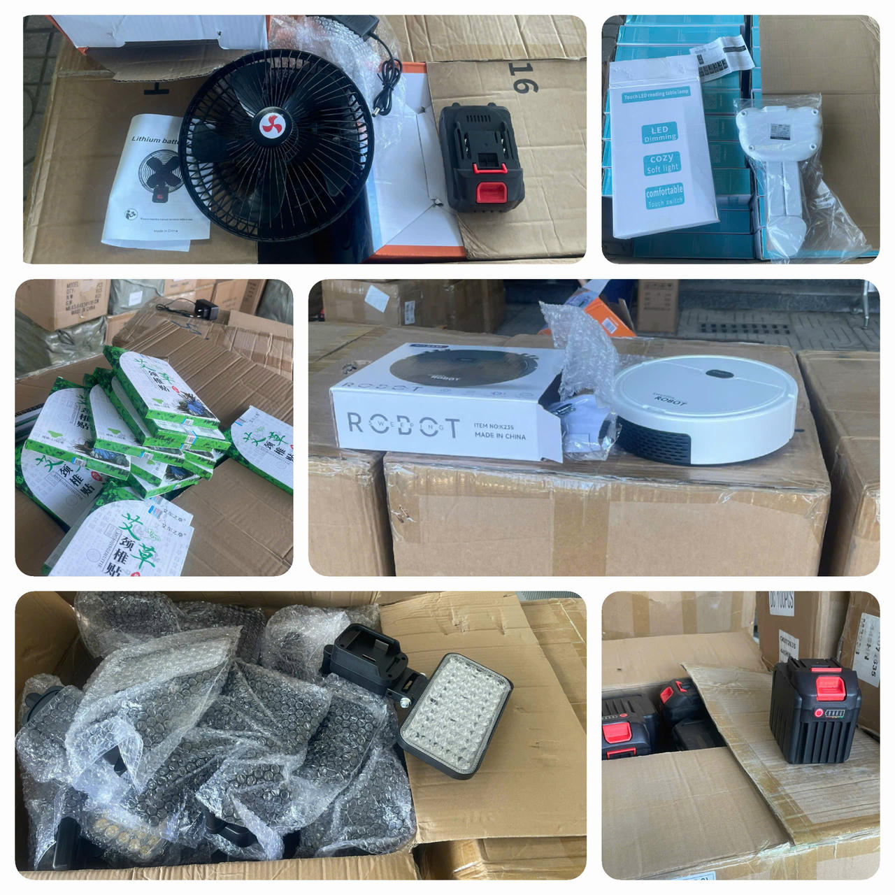 Các sản phẩm hàng hóa nhập lậu, không bảo đảm an toàn sử dụng bị Đội QLTT số 18 - Chi cục QLTT TP Hà Nội thu giữ.