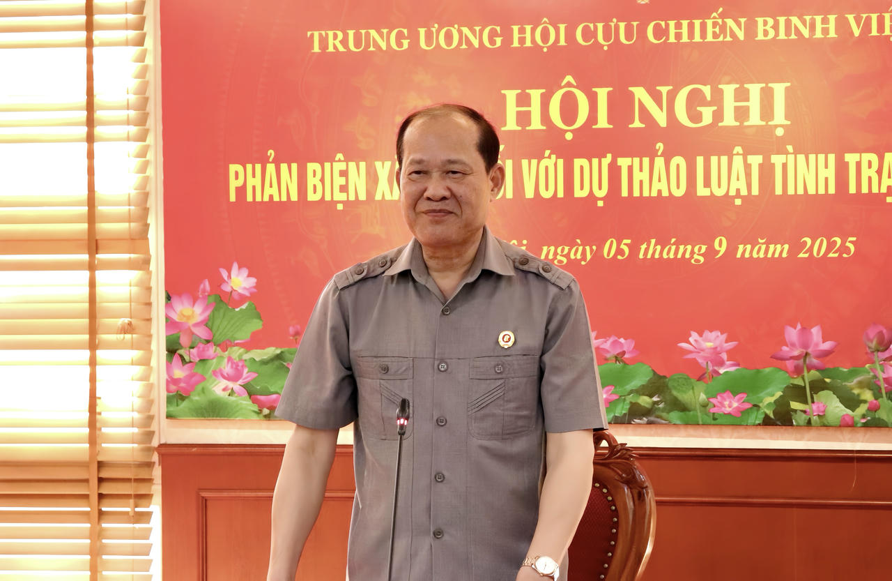 Thượng tướng Bế Xuân Trường phát biểu khai mạc.