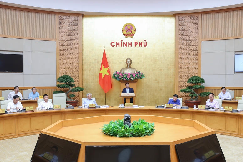 Thủ tướng nhấn mạnh một số bài học kinh nghiệm từ thực tiễn - Ảnh: VGP/Nhật Bắc