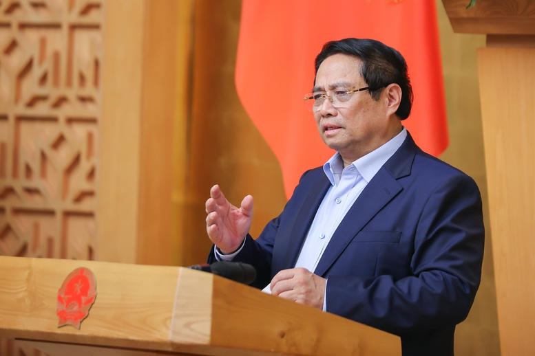 Thủ tướng chỉ đạo một số nhiệm vụ cụ thể - Ảnh: VGP/Nhật Bắc