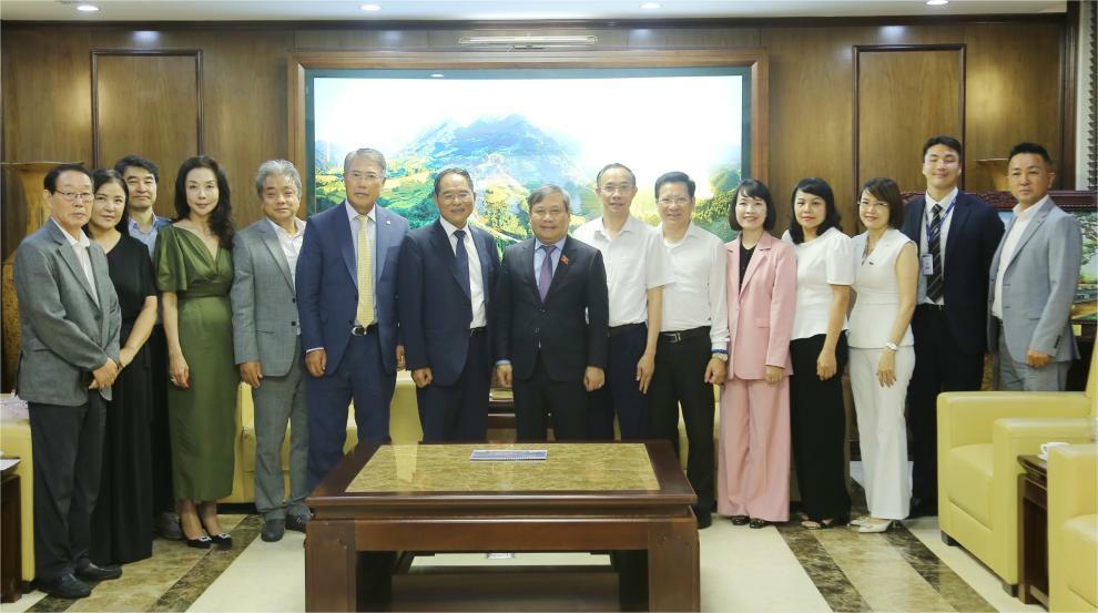 Bí thư Tỉnh ủy Quảng Ninh tiếp nguyên Đại sứ Hàn Quốc tại Việt Nam