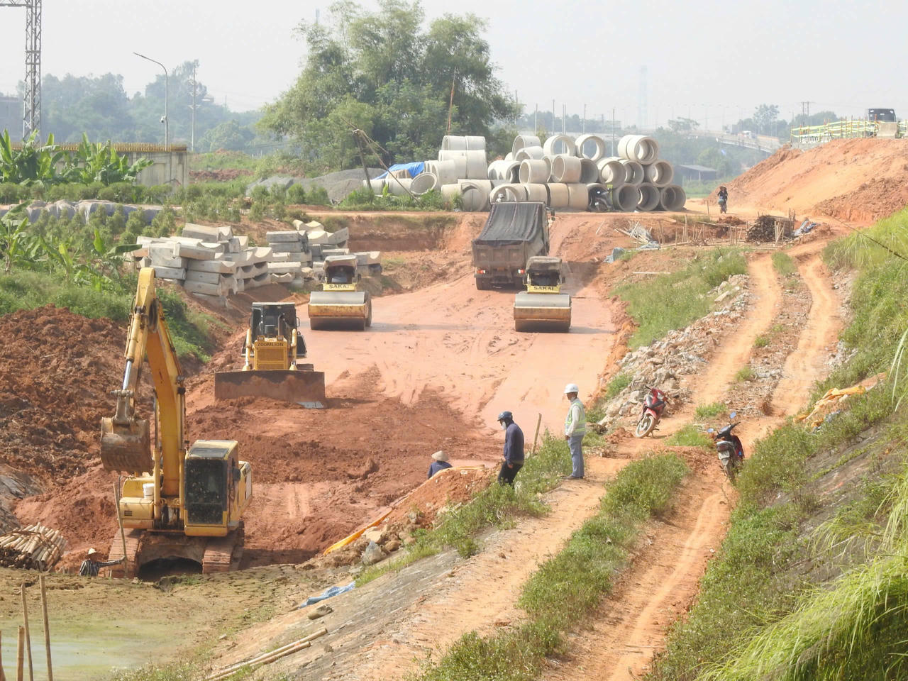 Công tác giải phóng mặt bằng được tỉnh Phú Thọ đẩy mạnh trong thời gian qua. 