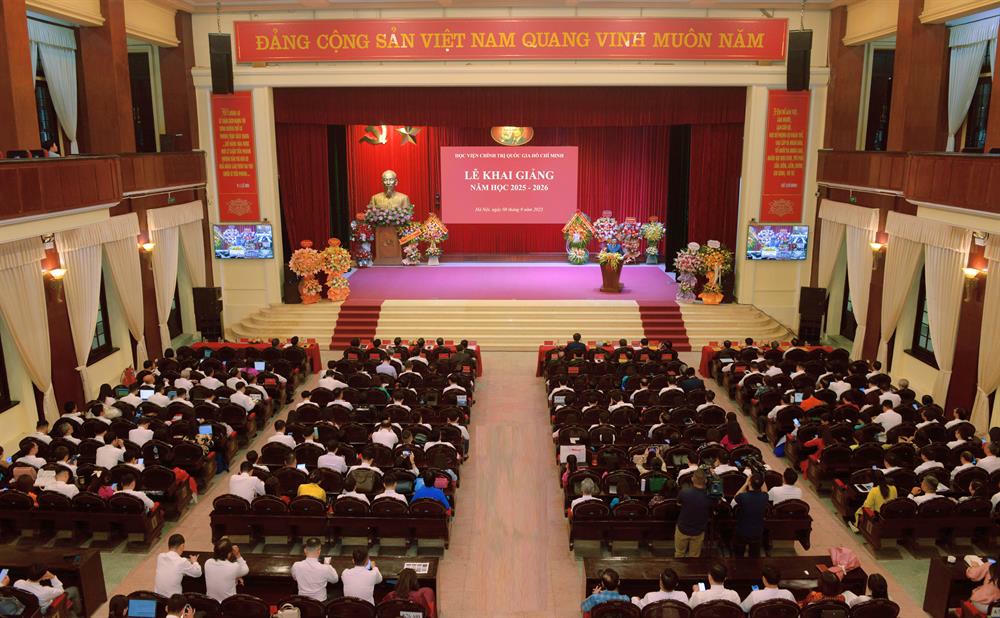 Học viện Chính trị quốc gia Hồ Chí Minh khai giảng năm học 2025-2026