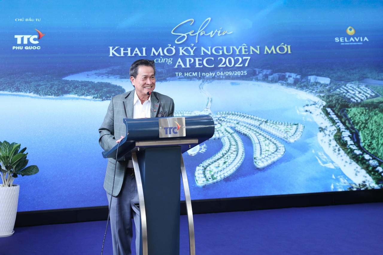 Ông Đặng Văn Thành - Chủ tịch Tập đoàn TTC phát biểu chia sẻ tại sự kiện.