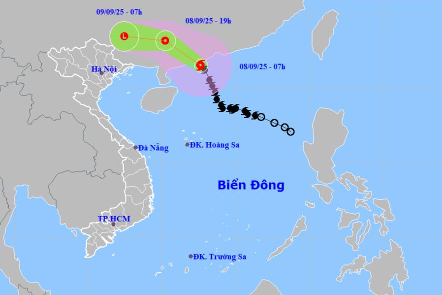 Đề phòng dông lốc, gió giật mạnh do bão số 7 