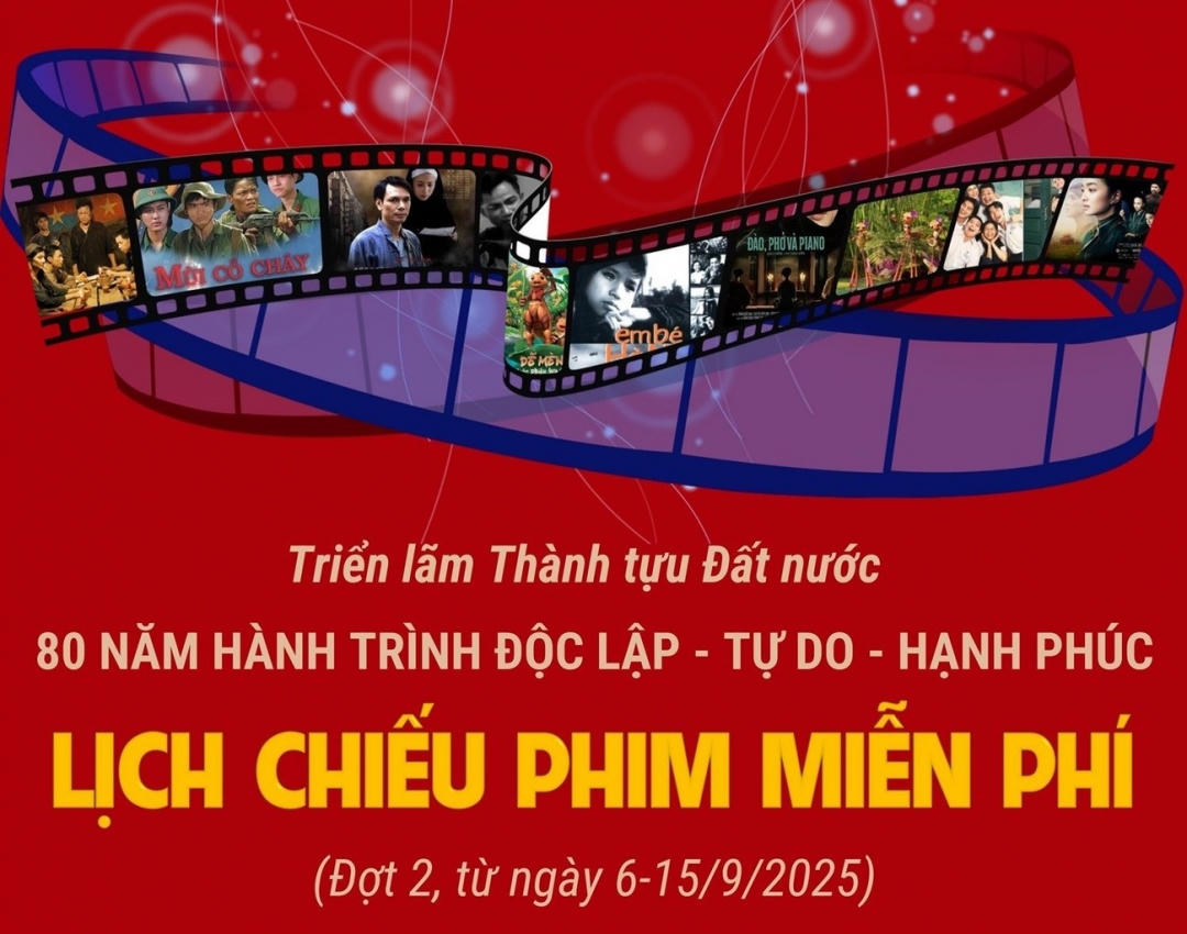 Chiếu phim miễn phí tại Triển lãm Thành tựu đất nước