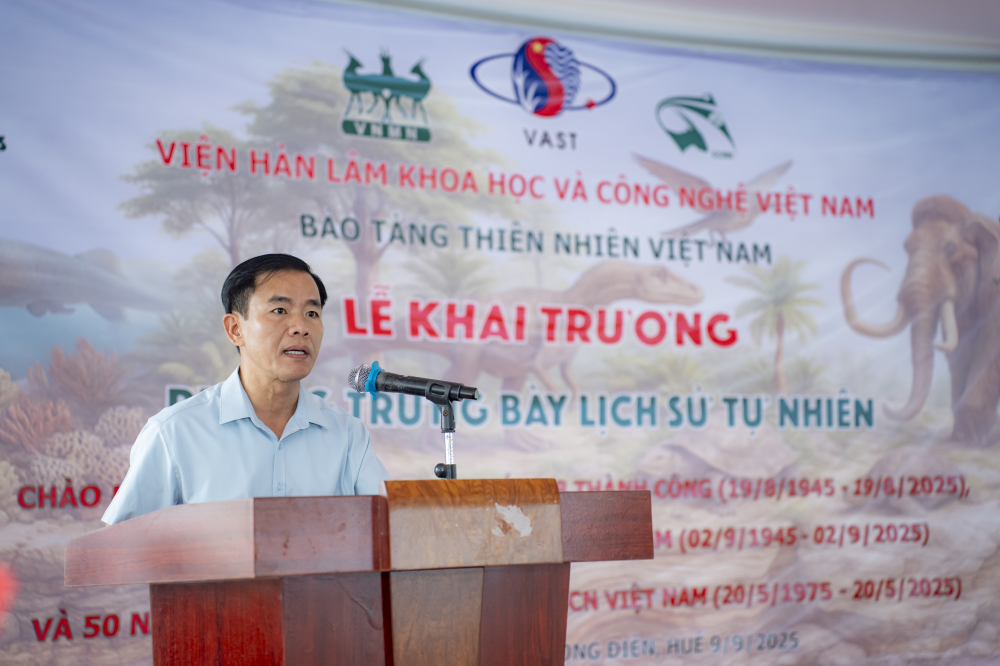 Chủ tịch UBND TP Huế Nguyễn Văn Phương phát biểu tại lễ khai trương.