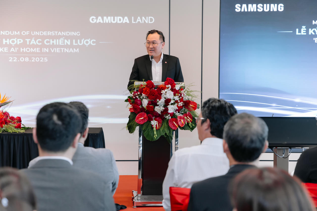 Kỷ nguyên sống thông minh bắt đầu: Gamuda Land và Samsung tiên phong đưa công nghệ AI vào bất động sản
