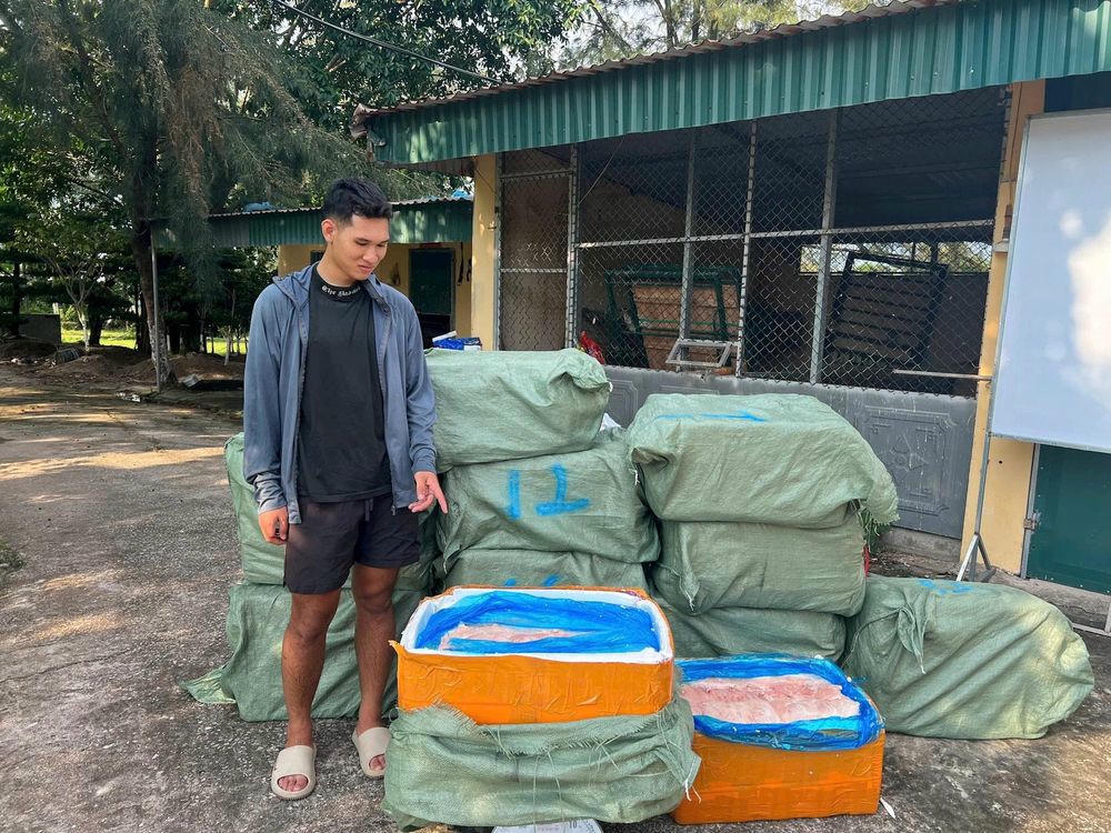 Quảng Ninh: Phát hiện 600kg nầm lợn đông lạnh nhập lậu tại Móng Cái