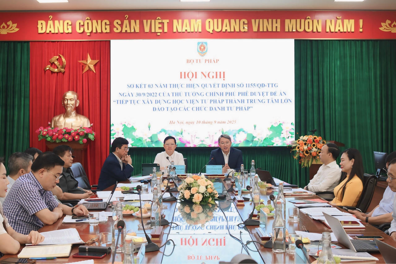 Tiếp tục xây dựng Học viện Tư pháp thành trung tâm lớn đào tạo các chức danh tư pháp