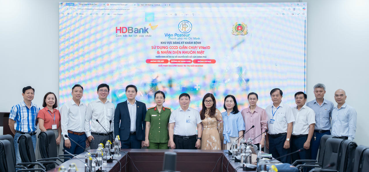 HDBank vận hành hệ thống Kiosk y tế thông minh tại Viện Pasteur TP HCM
