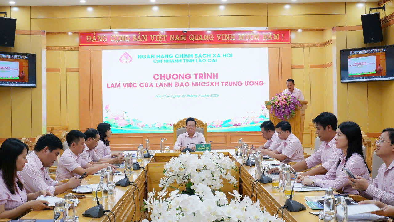 Ban đại diện HĐQT NHCSXH tỉnh Lào Cai họp bàn nhiệm vụ 4 tháng cuối năm 2025.