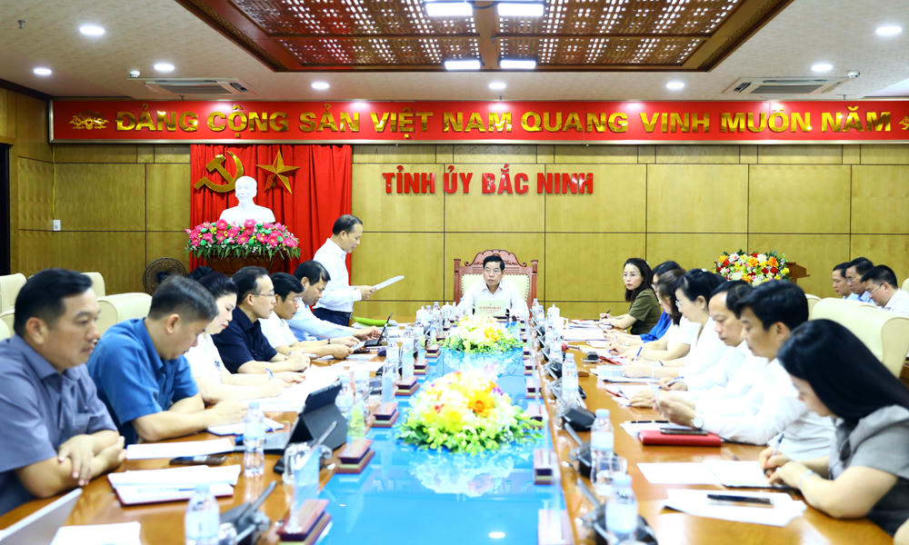 Tỉnh ủy Bắc Ninh chỉ đạo tăng cường phối hợp, nâng cao hiệu quả thực hiện nhiệm vụ
