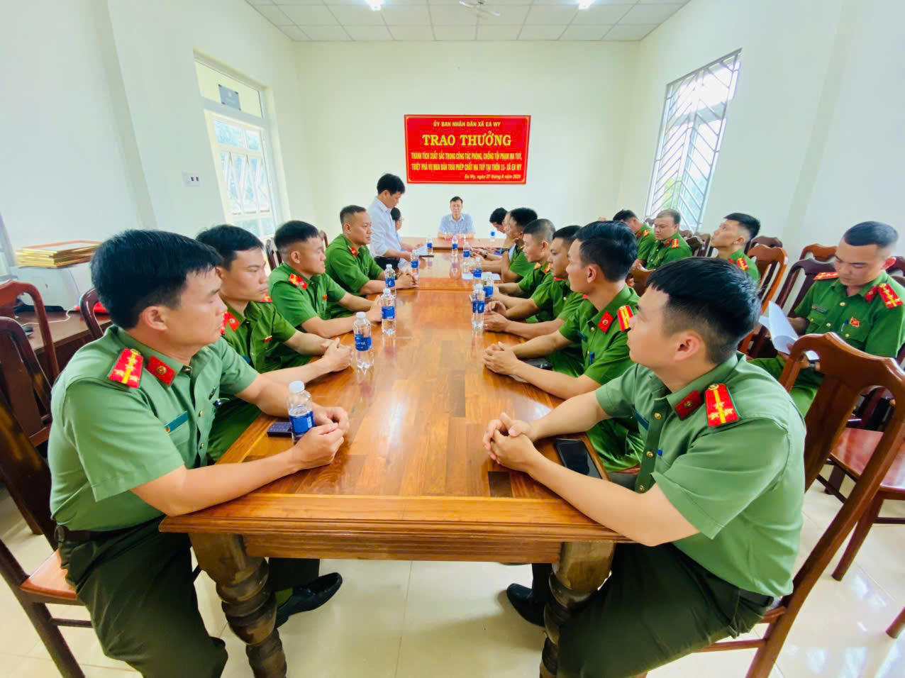 Công an xã Eawy triệt phá thành công vụ án mua bán trái phép chất ma túy