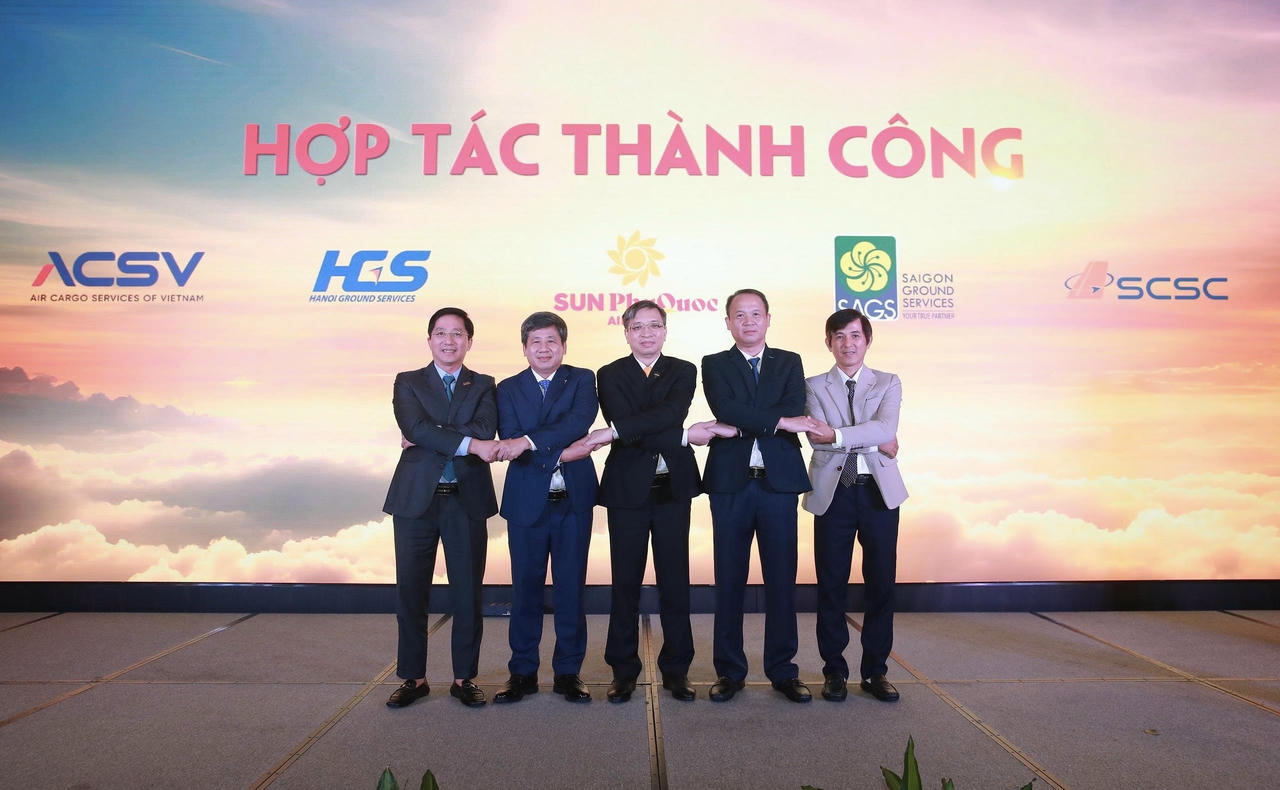 HGS cùng SAGS, ACSV, SCSC chính thức cung cấp dịch vụ cho Sun PhuQuoc Airways