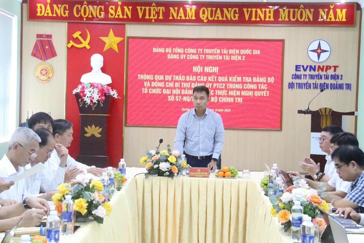 Đảng bộ Công ty Truyền tải điện 2: Tập trung ứng dụng khoa học công nghệ và chuyển đổi số trong quản lý vận hành