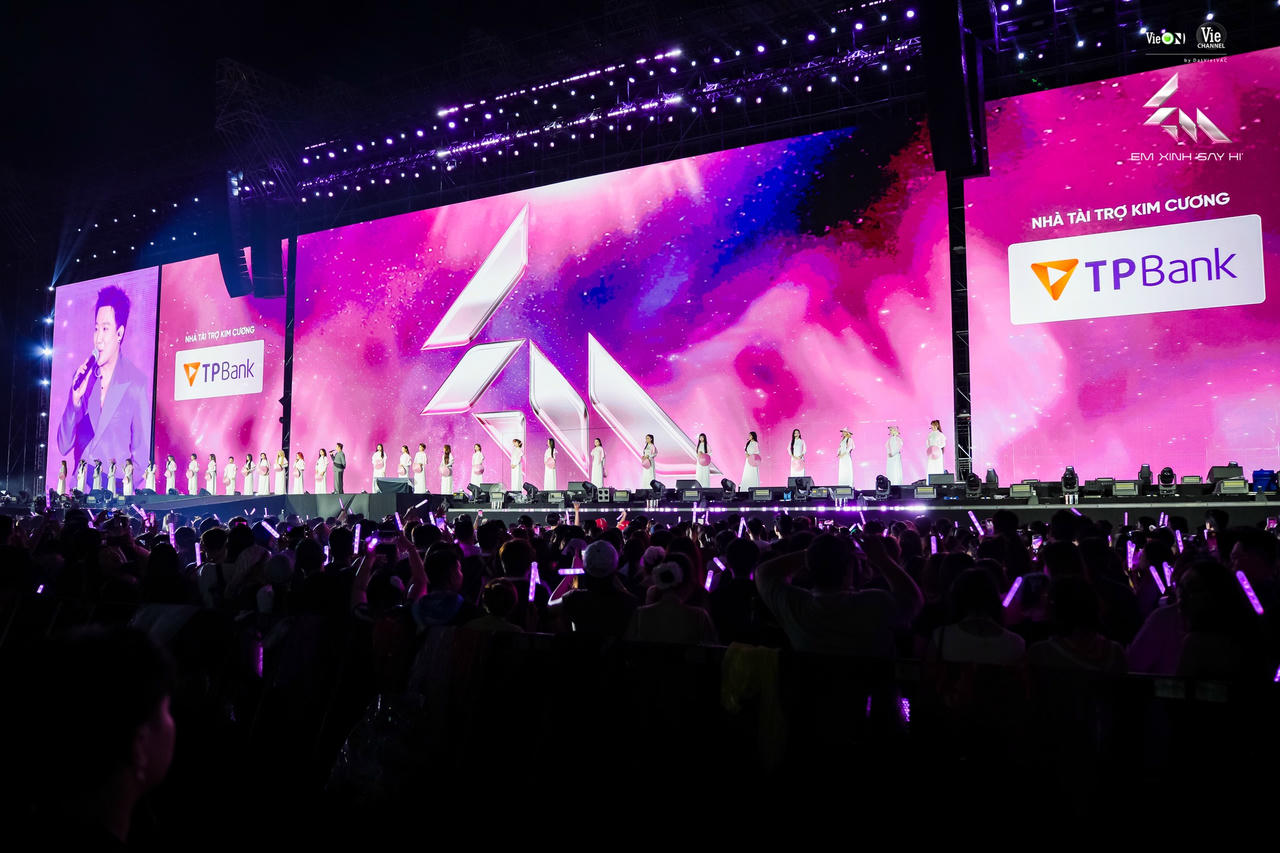 TPBank chính thức ‘giữ slot’ Nhà tài trợ Kim Cương cho đêm Concert Em Xinh Say Hi tại thủ đô Hà Nội. (Ảnh: Vieon)