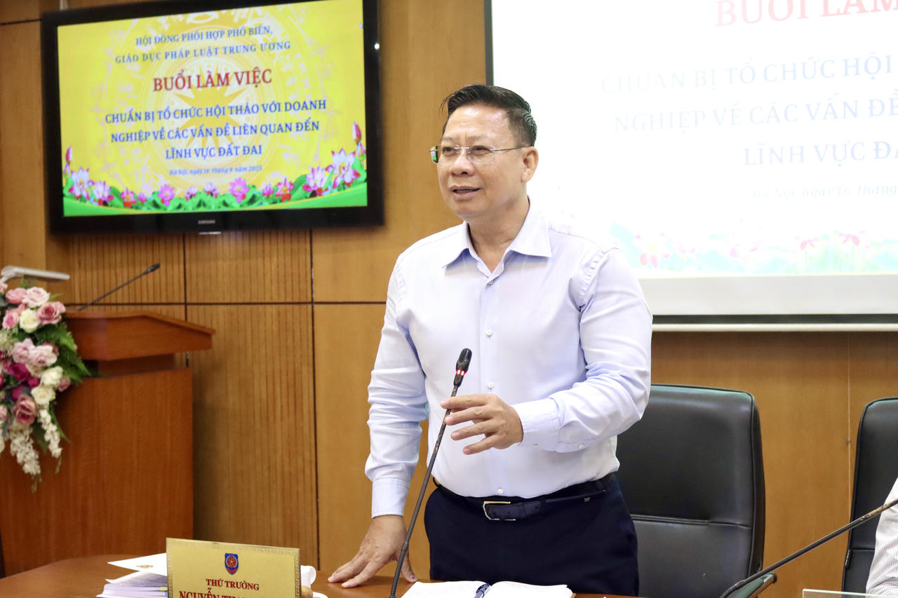 Thứ trưởng Nguyễn Thanh Ngọc phát biểu kết luận.