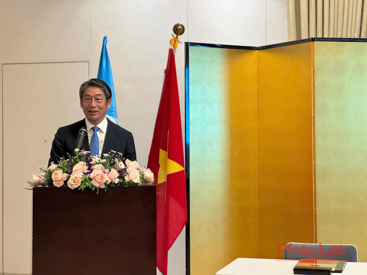 Ngài Naoki Ito - Đại sứ Nhật Bản tiếp tục khẳng định cam kết trong việc thúc đẩy bình đẳng giới và phòng ngừa bạo lực đối với phụ nữ và trẻ em gái.