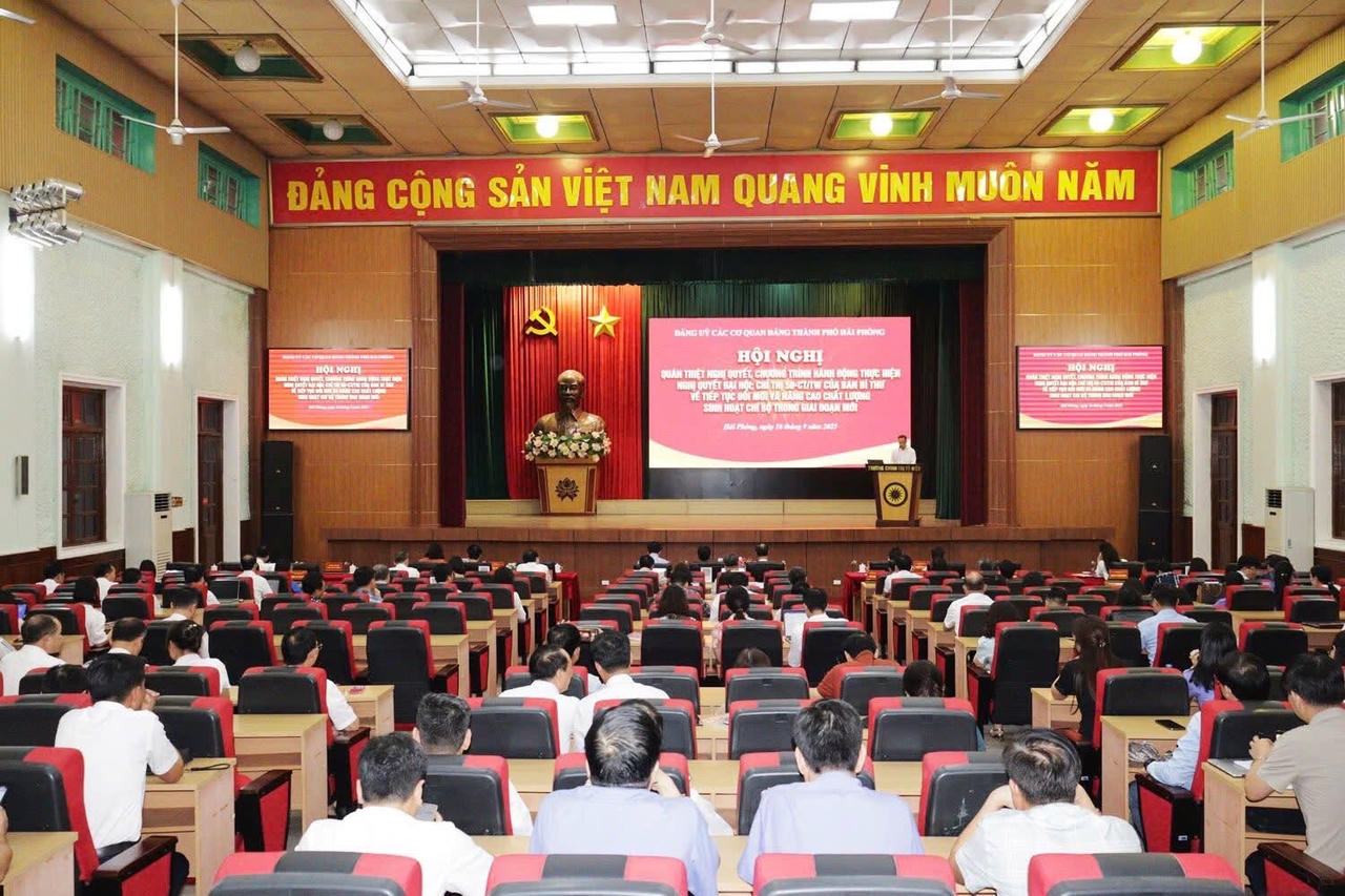 Quán triệt, triển khai Nghị quyết Đại hội Đảng bộ Các cơ quan Đảng TP Hải Phòng lần thứ I
