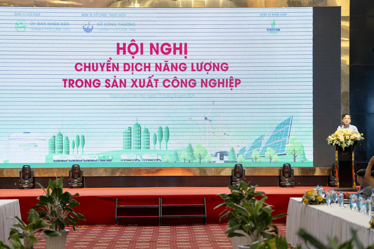 Ông Huỳnh Quang Hải – Phó Tổng Giám đốc PV GAS phát biểu tại Hội nghị.