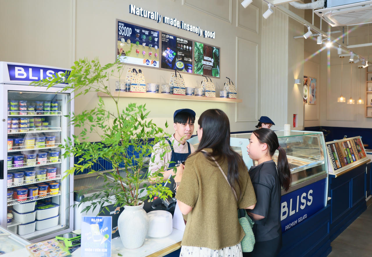 Bliss Premium Gelato khai trương cửa hàng đầu tiên tại Hà Nội