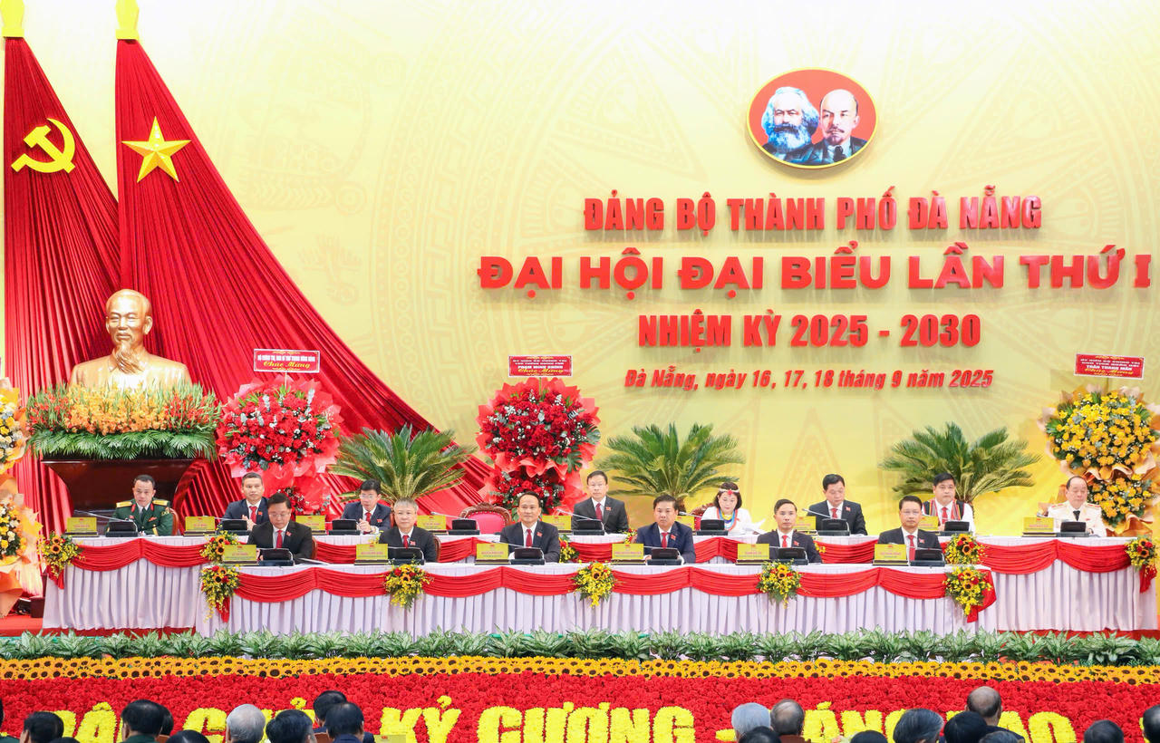 Đại hội đại biểu lần thứ I Đảng bộ TP Đà Nẵng nhiệm kỳ 2025 - 2030 diễn ra thành công tốt đẹp.