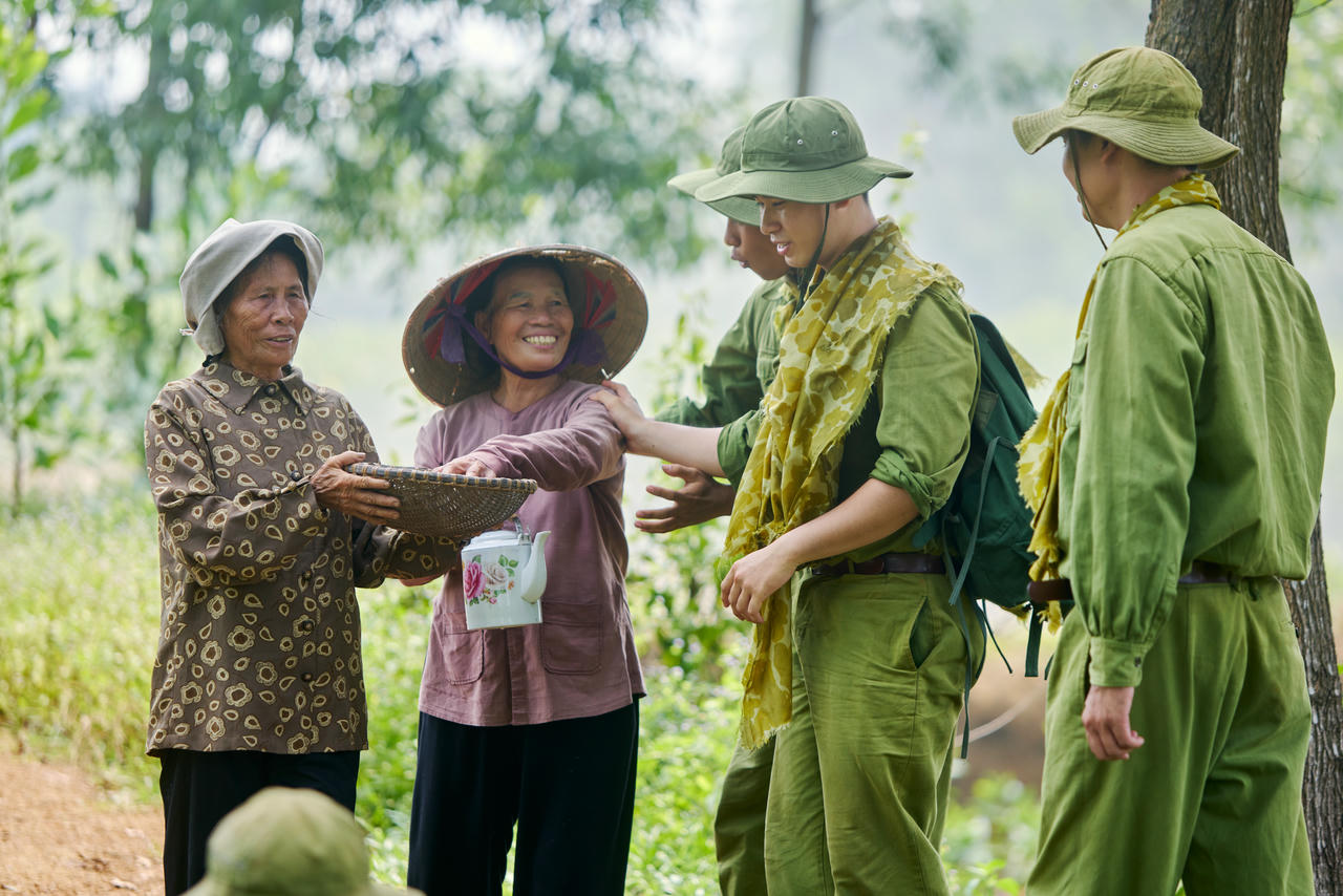 Phim ca nhạc "Lá thư gửi tương lai" do Ban Văn nghệ Đài Truyền hình Việt Nam thực hiện, phát sóng dịp Đại lễ A80 (Ảnh trong phim).