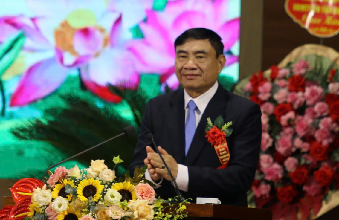 Bí thư Tỉnh ủy Điện Biên Trần Quốc Cường phát biểu chỉ đạo Đại hội.