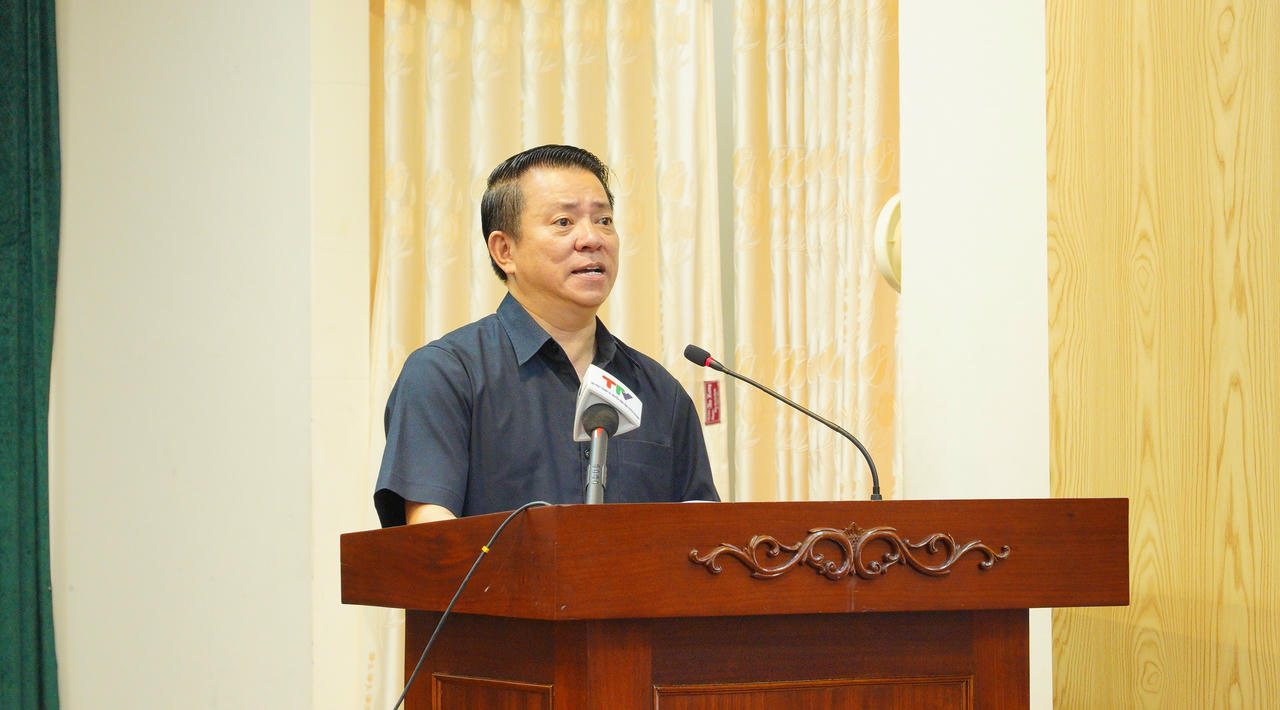 Trưởng Ban Tuyên giáo và Dân vận Tỉnh ủy Tuyên Quang cho biết, công tác tổ chức cho Đại hội được chuẩn bị kỹ lưỡng. Ảnh: Mạnh Đức