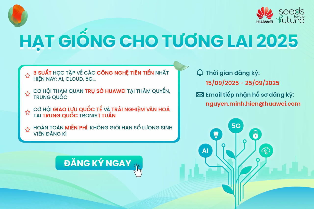 Huawei Việt Nam khởi động mùa thứ 10 chương trình 'Hạt giống cho Tương lai'