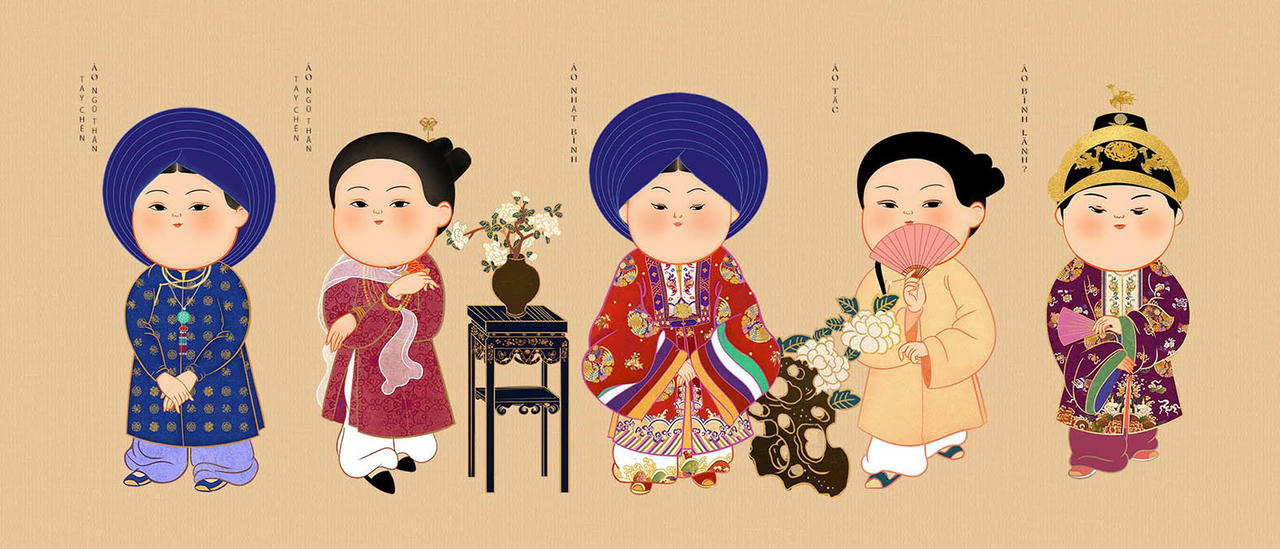 Hình ảnh trong dự án “Nguyễn Triều nữ y” của họa sĩ minh họa Nguyễn Quốc Trí. 
(Nguồn: Kris Nguyễn)