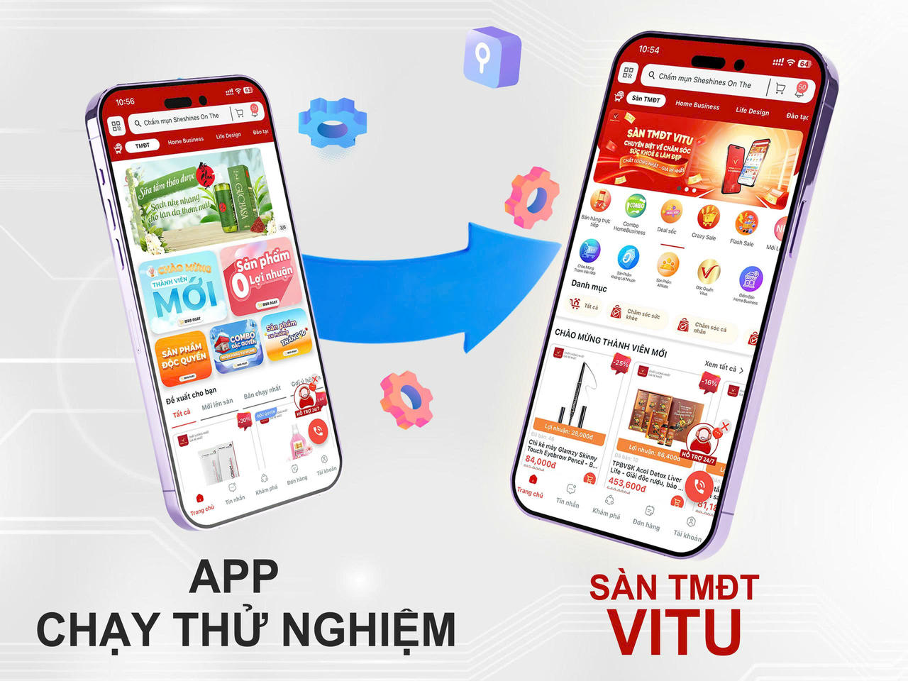 Sau một thời gian hoạt động thử nghiệm, Vitus System đã sẵn sàng triển khai sàn TMĐT VITU.