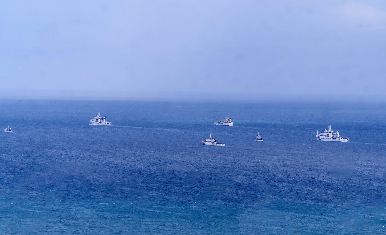 Các đơn vị, biên đội tàu Cảnh sát biển đã hiệp đồng chặt chẽ thực hiện tốt các nội dung chiến thuật