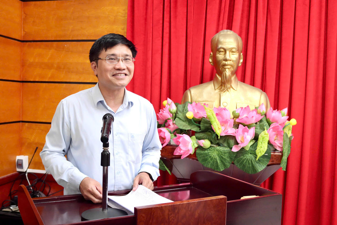 TS Nguyễn Văn Cương, Viện trưởng Viện Chiến lược và khoa học pháp lý (Bộ Tư pháp) phát biểu tại toạ đàm.