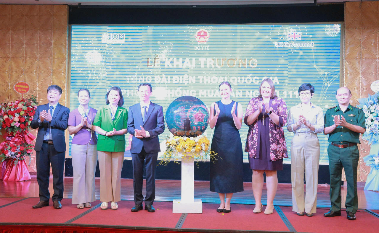 Lễ khai trương Tổng đài điện thoại quốc gia về phòng, chống mua bán người 111
