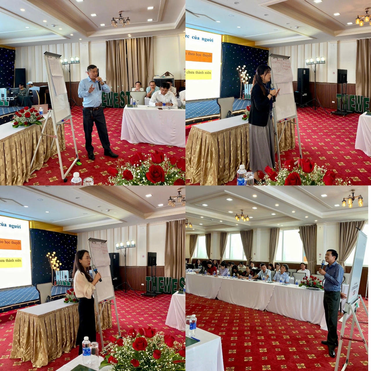 Hình ảnh các đại biểu phát biểu tại Hội nghị