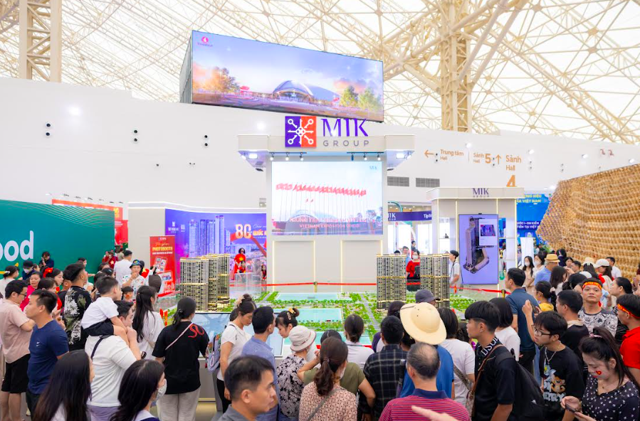 MIK Group lọt Top “Không gian trưng bày tiêu biểu” tại Triển lãm Thành tựu đất nước